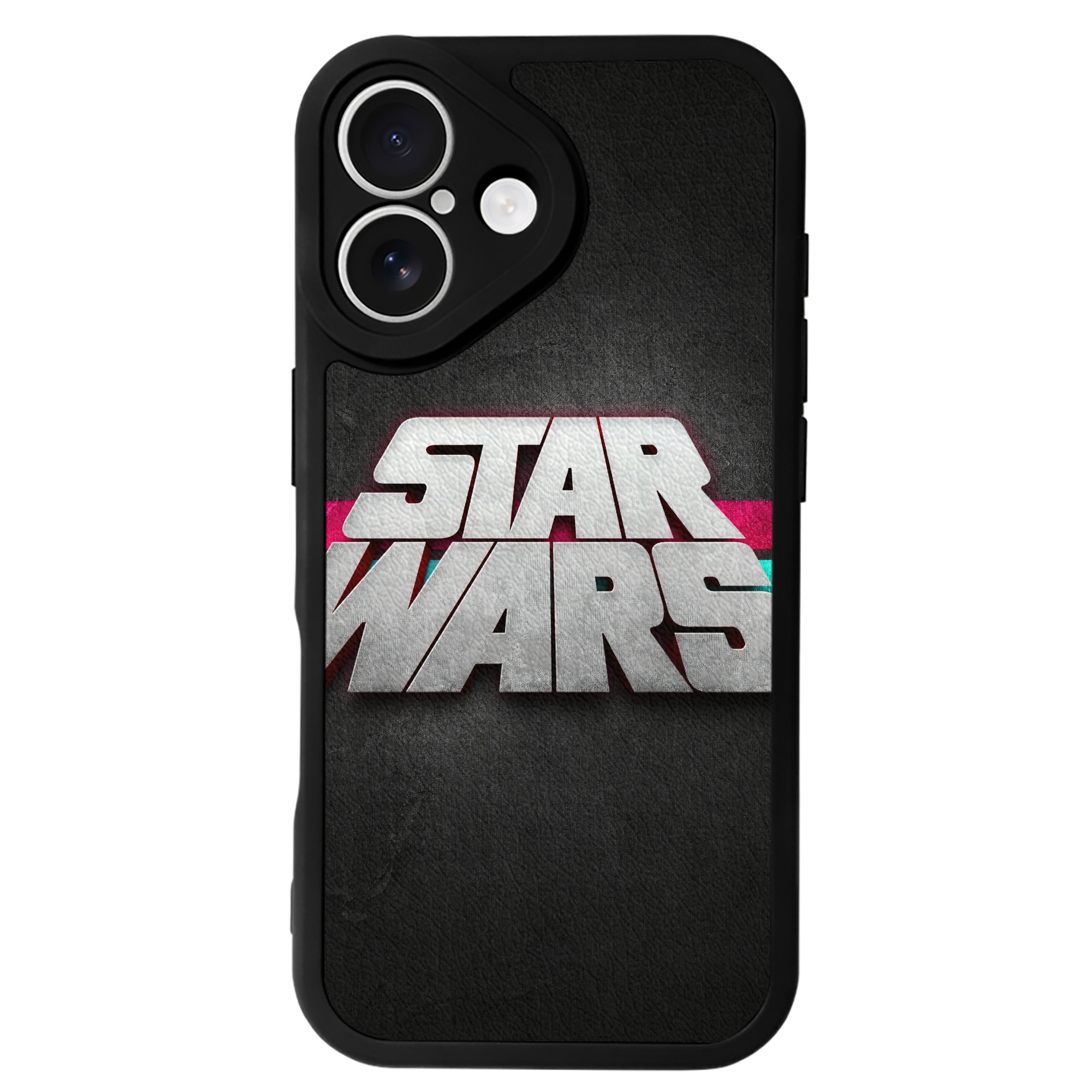 （画像用） スター・ウォーズ Star Wars 【iPhone 16シリーズ対応】シリコンスマホケース（レザー調） 材質：シリコン